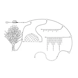 Star Trading Star Trading, System 24 LED-Icicle 2x1m 491-11-1