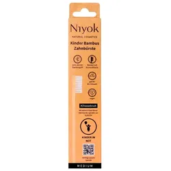 Niyok Kinder Bambus Zahnbürste (Spende Kinder in Not)