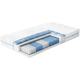 luxusbetten24 NightSense® Gelax® Taschenfederkern-Matratze 140x200 / H4 (100kg+)