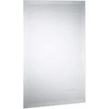 Relaxdays Spiegel 40x60 cm, Hoch- & Querformat, Facettenspiegel für Bad, Flur, Gäste-WC, klar