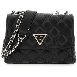 GUESS Umhängetasche Giully II Mini Compound Convertible Flap Bag Black