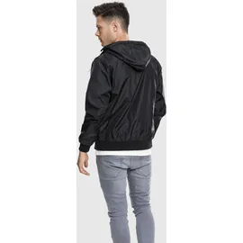 URBAN CLASSICS Contrast Windrunner schwarz L