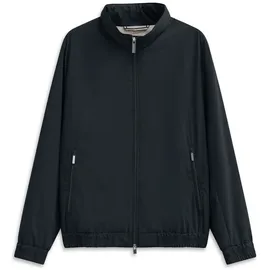 Bugatti Blouson "Regular Fit", Herren, Gr. 56, 390, marine, 100% Polyester, unifarben, regular fit, Bündchen, Jacken Blouson, mit Stehkragen & Stretch-Funktion