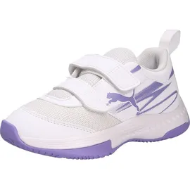 Puma Varion II Hallenschuhe mit Klettverschluss Kinder 04 white/lavender alert 32