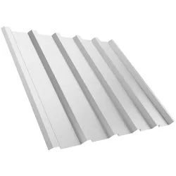 Trapezblech T35M | Dach | Anti-Tropf 700 g/m2 | Stahl 0,63 mm | Aluzink | Silbergrau