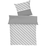 Bugatti Bettwäsche BUGATTI Satin - grau - BL 155x220 cm