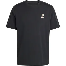 adidas LUX Coffee Cafe Pour Graphic T-Shirt schwarz S