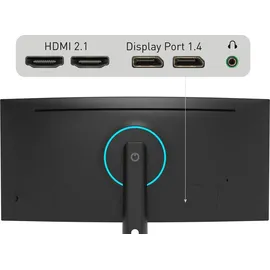 Odys Gaming Monitor XP34 PRO-X - 34 Zoll (86 cm), Curved (1500R), 180 Hz, UWQHD (3.440x1.440 px), 1ms Reaktionszeit (MPRT), HDR, FreeSync/G-Sync komp., Eye Care, HDMI, DP, 3,5mm Audio