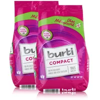 burti Compact Feinwaschmittel 1,3kg- Waschpulver (2er Pack)