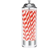 BarBits Kunststoff-Trinkhalm-Spender – Retro-Trinkhalme, Vintage-Behälterhalter