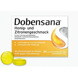RECKITT Dobensana Honig- und Zitronengeschmack Lutschtabletten