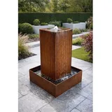Estexo Springbrunnen Cortenstahl Set 50x50x80 cm
