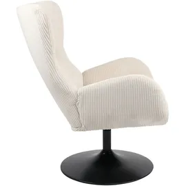 Hela Loungesessel »SAMOS«, (1 St.),... Sessel;drehbar;Trompetengestell;Microfaser Breitcord;Armlehnen Beige,