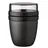 Frischhaltedose Ellipse schwarz 11 cm 0,2 l