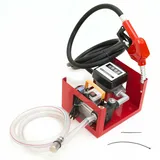 Dieselpumpe 230V Heizölpumpe Selbstansaugend Zapfpistole Tankstelle 230V 550W 60L/min Promote Ölpumpe Schlauch Ölabsaugpumpe mit Schläuchen und Düse Elektrische Selbstansaugend Automatische