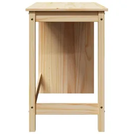 vidaXL Schreibtisch Braun 112 x 50 x 75 cm Massivholz Kiefer