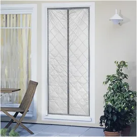 Maximex Wärmeschutz 2in1 Klettband 80 x 200 cm Grau