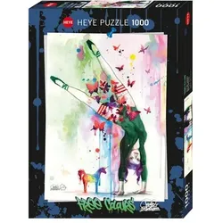 HEYE 299071 Puzzle 1000 Teile FREE COLOURS Mini Unicorn