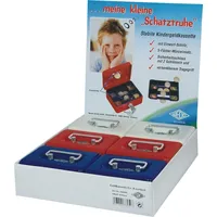 Wedo Kindergeldkassette mit Einwurf-Schlitz, farbig sortiert