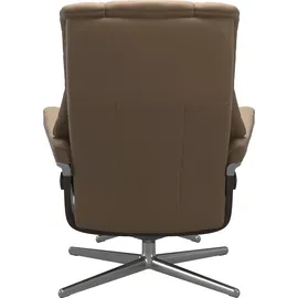 Stressless Stressless® »Mayfair« Set, Relaxsessel mit Hocker, mit Hocker, mit Cross Base, Größe S, M & L, Holzakzent Wenge braun