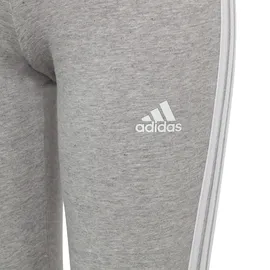 adidas Essentials 3-Streifen Cotton Leggings Mädchen Tights, grau