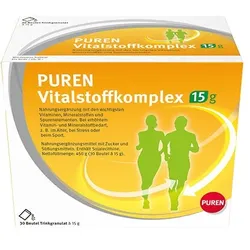 PUREN Vitalstoffkomplex Trinkgranulat – Energie für mehr Vitalität 30 St