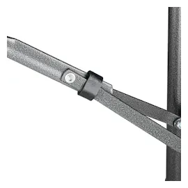 CASARIA Bierbank 183 x 43 x 180 cm Schwarz