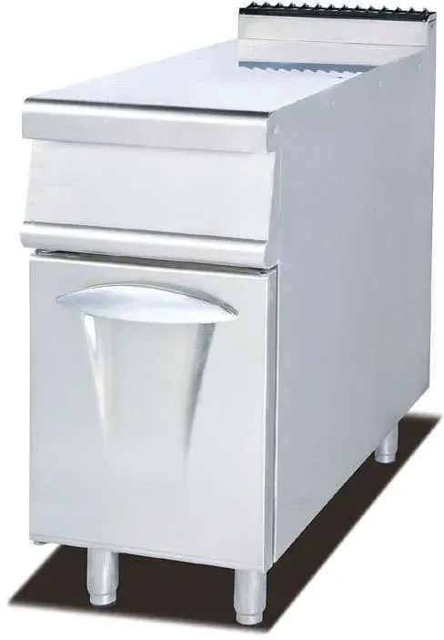 Ristoattrezzature Piano Inox Mobile Neutro - Anta sportello per cucine 400x900x940 mm - 40x90 cm