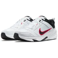 Nike Defy All Day Sneaker, White Black University Red, 44.5 EU - 44.5 EU