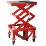TABODD 158KG Hydraulischer Motorradheber, Motorrad Hebebühne Montage Ständer 350-905mm Montageständer Montagebock Motorradlift für Motorräder, ATVs und Quads Motorradheber Motorrad Heber