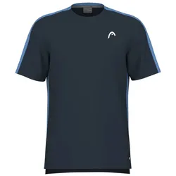 Head Tennis-Tshirt Slice 2024 (atmungsaktiv, Mesh-Einsätze) navyblau Herren