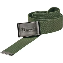 PINEWOOD Canvas Gürtel Baumwolle/Polyester Grün 107