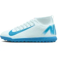 Nike JR Superfly 10 Club TF Sneaker, Glacier Blue/Blue Orbit, 35