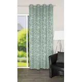HOME WOHNIDEEN Ösenschal Lenny Lindgrün - x 140.00 cm),