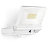 Steinel LED Strahler XLED PRO ONE Max S Weiß, 240° Bewegungsmelder, 6116 lm Flutlicht, Fluter mit Nachtlicht