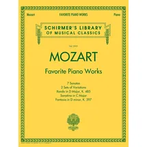 G. Schirmer, Inc. Mozart: Favorite Piano Works für Klavier Noten Sammelband