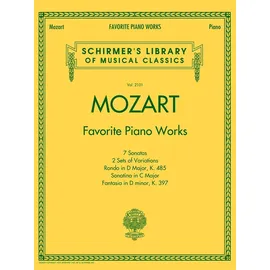 G. Schirmer, Inc. Mozart: Favorite Piano Works für Klavier Noten Sammelband