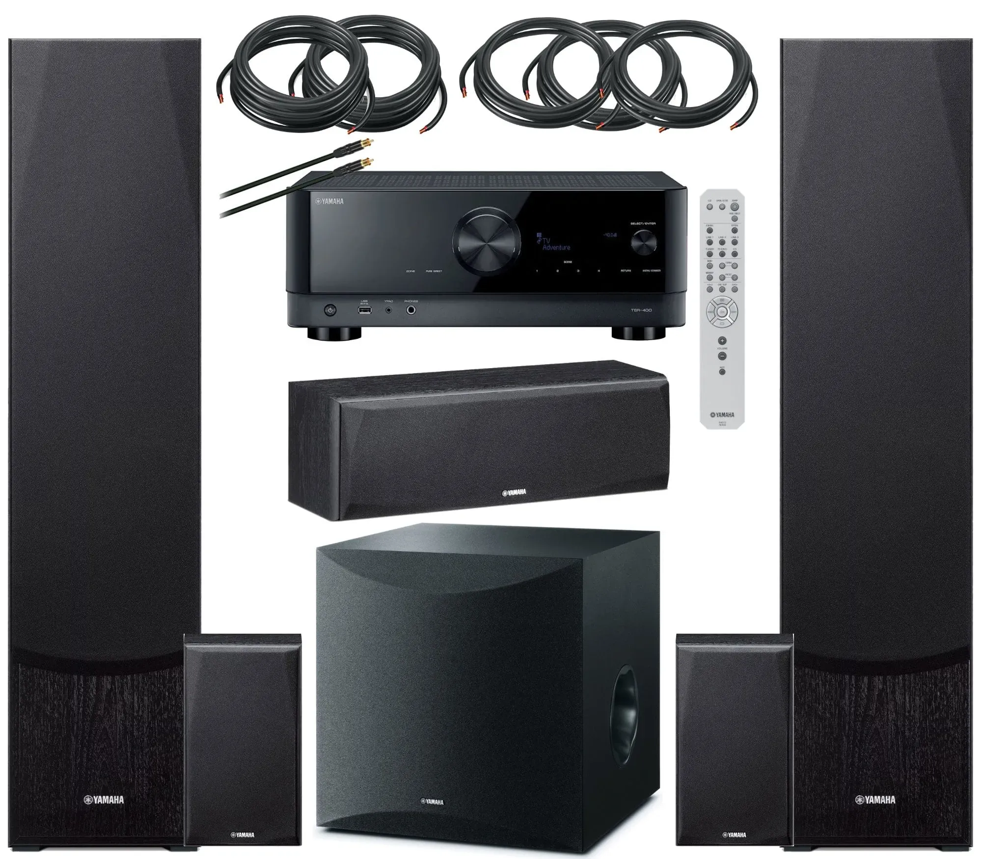 Yamaha TSR-400 / NS-F51 5.1 Dolby Surround Anlage Set