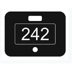 Security Tags aus Acryl