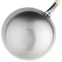 Vogue Stahl Wok runder Boden 35,5cm