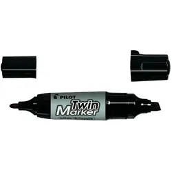 PILOT Permanent-Marker 'Twin Marker Jumbo', schwarz