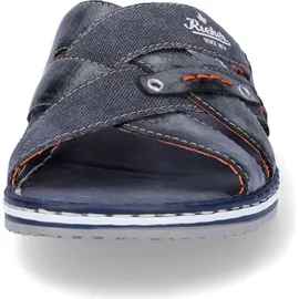 Rieker Herren Pantolette blau, Herren:45 EU - Blau - 45