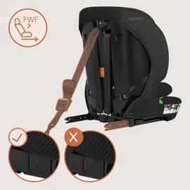 lionelo Levi Fix i-Size Schwarz