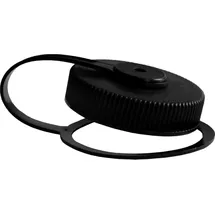 Nalgene Kunststoffflaschen Deckel Weithals 1L, schwarz,