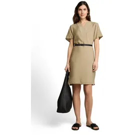 Tom Tailor Sommerkleid Unifarben Grün/Silber 46