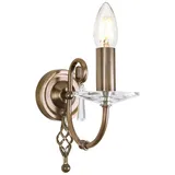 Elstead Lighting Aegean Wandleuchte E14 1-flammig, AG1-AGED-BRASS,