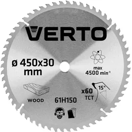 Verto Sägeblatt 450 mm 60 Zähne