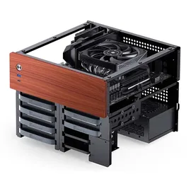 Jonsbo N4 NAS Gehäuse Schwarz