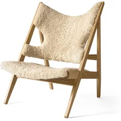 Audo - Knitting Chair, Eiche natur / Sheepskin Curly