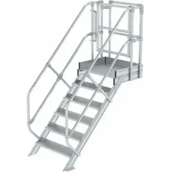 Munk Treppen-Modul Aluminium geriffelt 6 Stufen